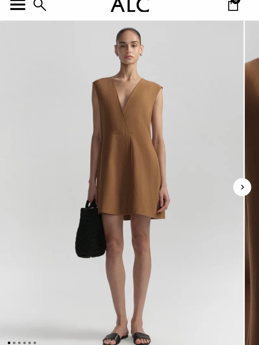 A.L.C. Wade Relaxed Linen Mini Dress